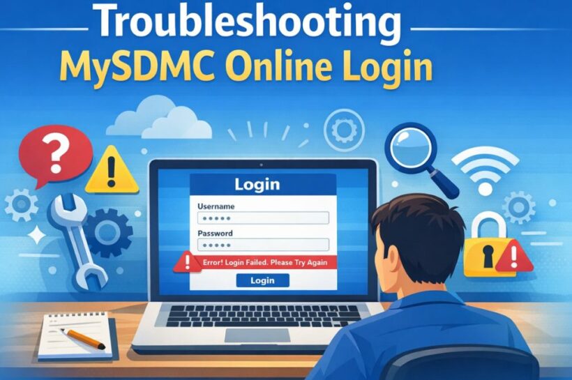 Troubleshooting MySDMC Online Login.